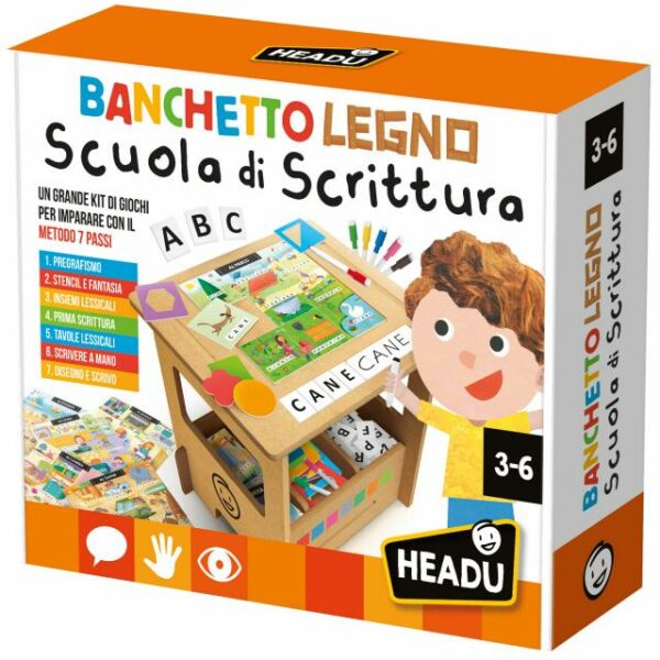 HEADU - Banchetto Legno Scuola di Scrittura