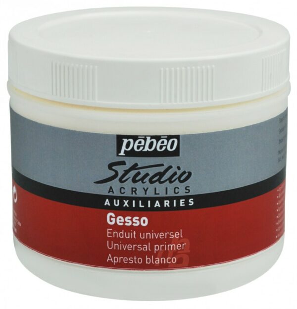 PEBEO -  Gesso bianco universale - Studio Acrylics - 500 ml