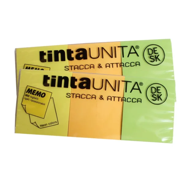 TINTA UNITA - MEMO 40x50 3 PZ NEON